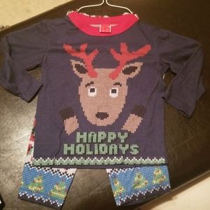 Reindeer pj set 18m